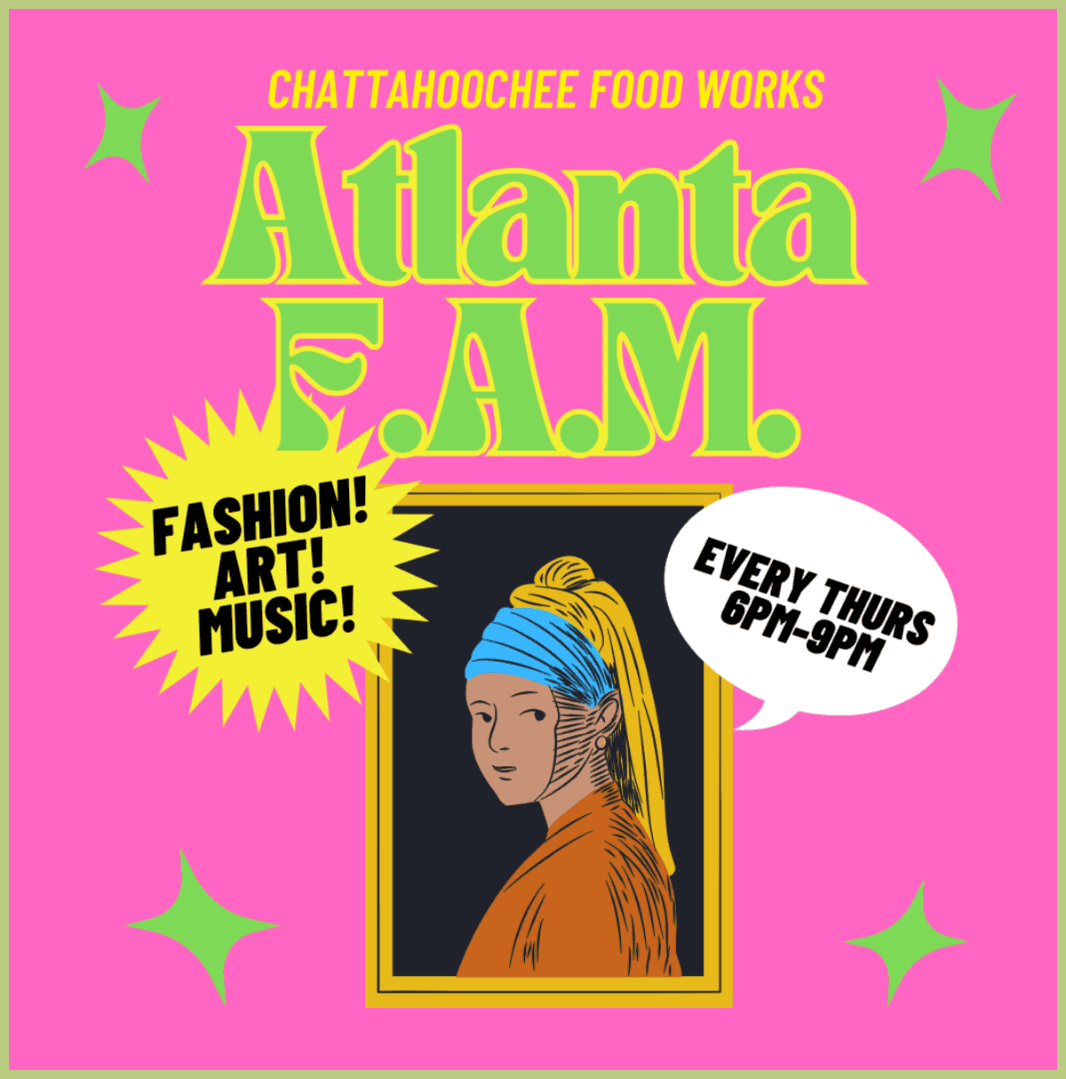 Atlanta F.A.M. : Fashion, Art, & Music event artwork